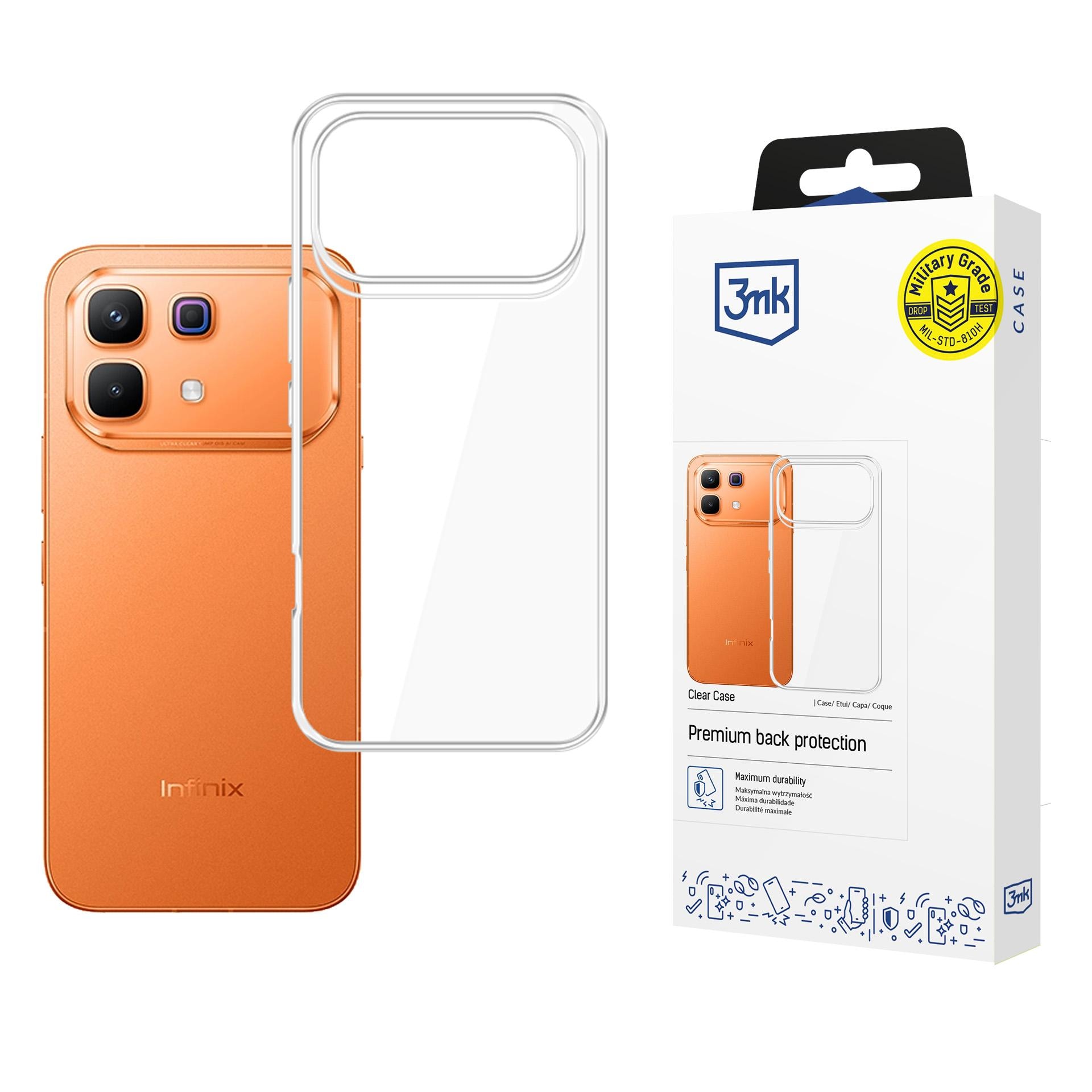 3mk genomskinligt skal till Infinix Note 60 Pro – transparent