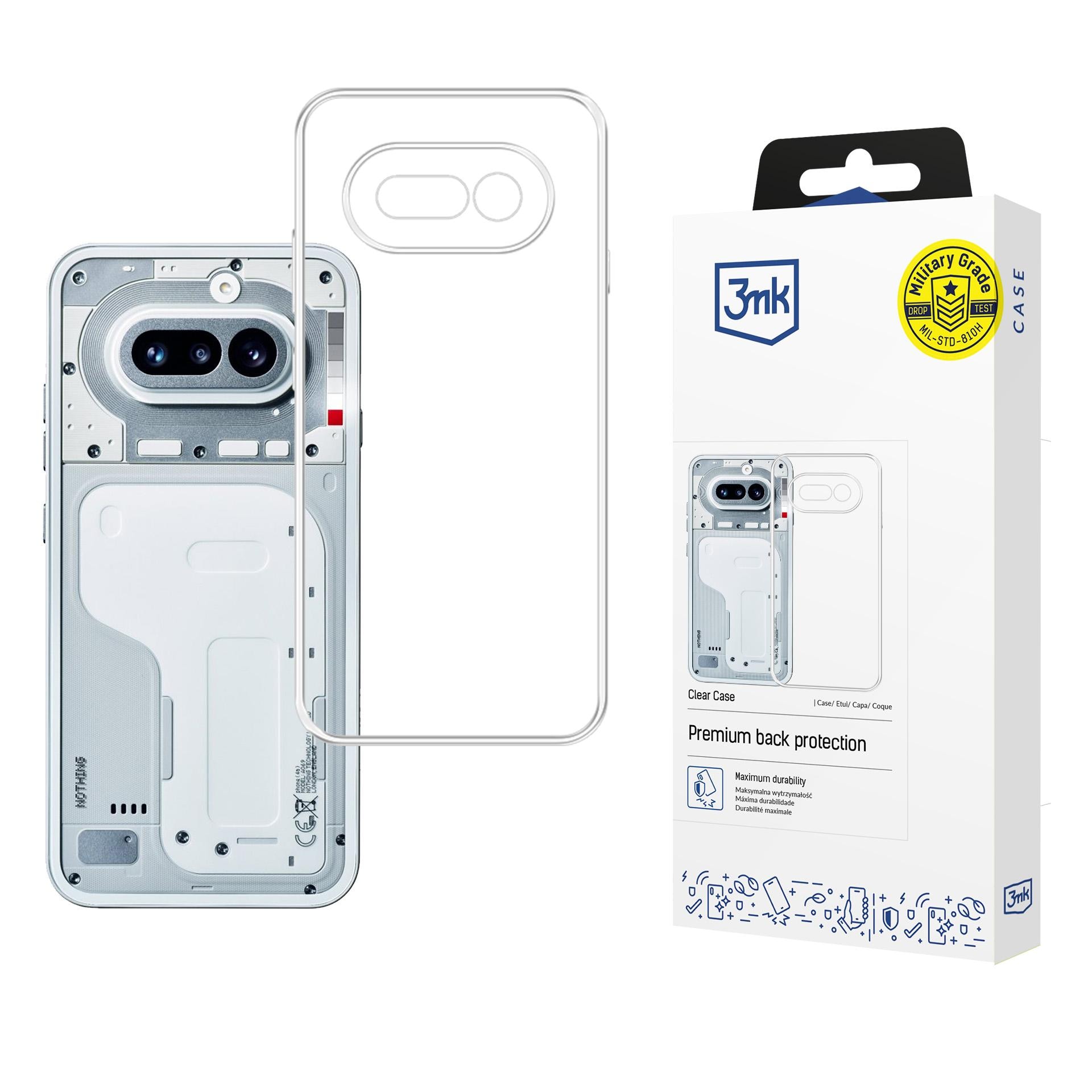 3mk genomskinligt skal till Nothing Phone (4a) – transparent
