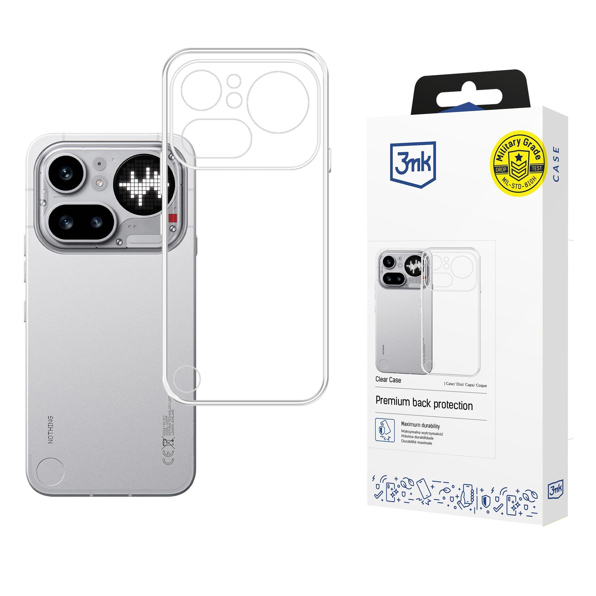 3mk genomskinligt skal till Nothing Phone (4a) Pro – transparent
