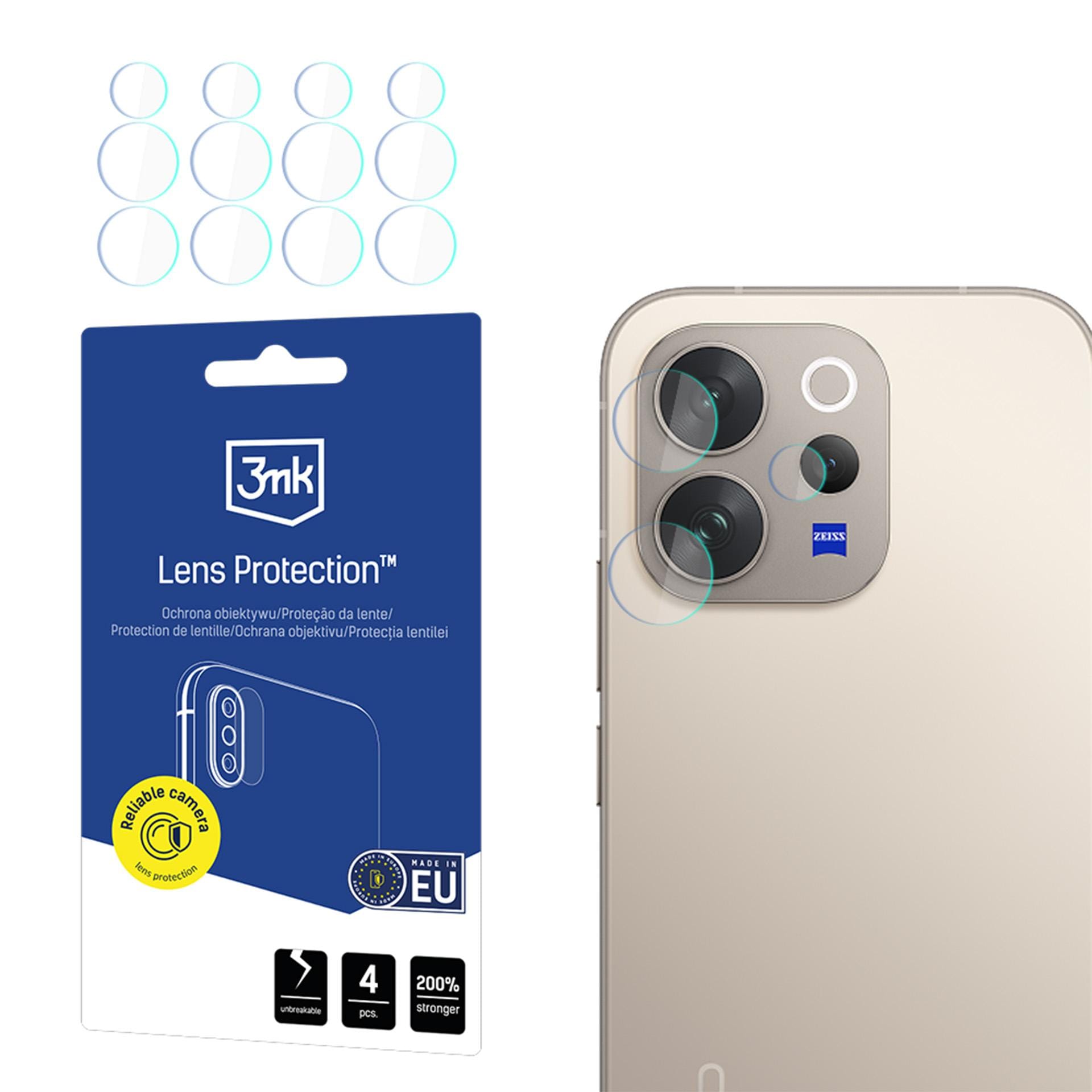 3mk Lens Protection™ Hybrid-skyddsglas för kameran på Vivo V70