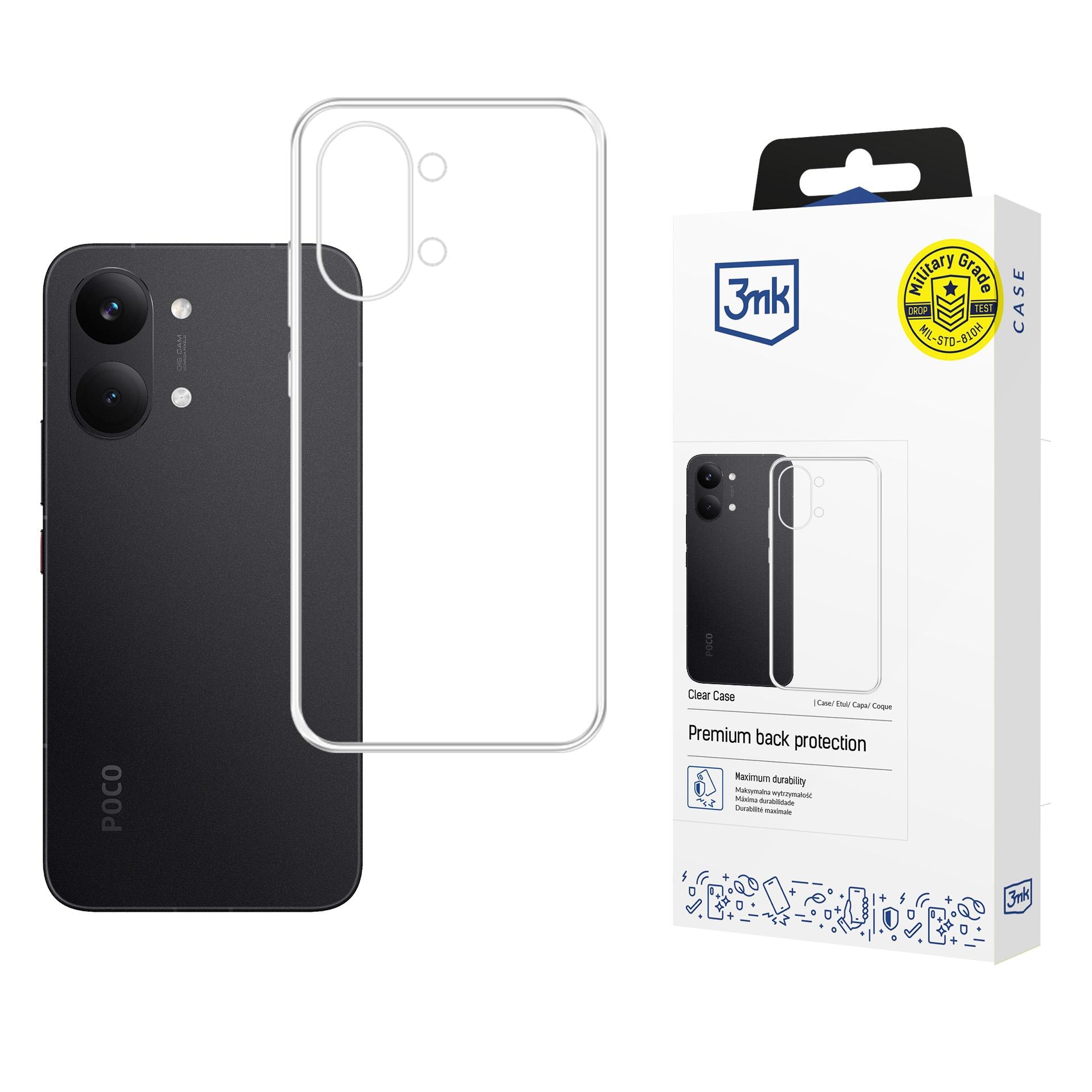 3mk genomskinligt skal till Xiaomi Poco X8 Pro Max – transparent
