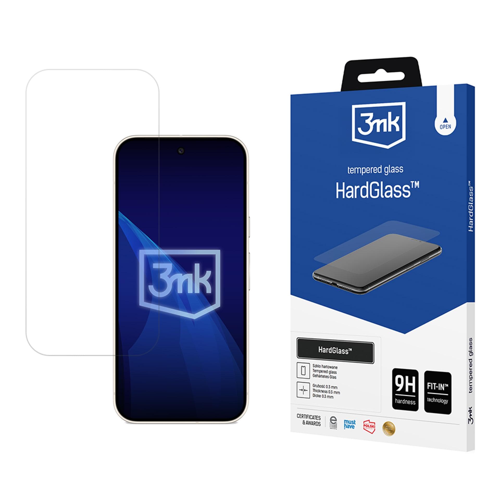 3mk HardGlass™ härdat glas till Google Pixel 11 / Pixel 11 Pro