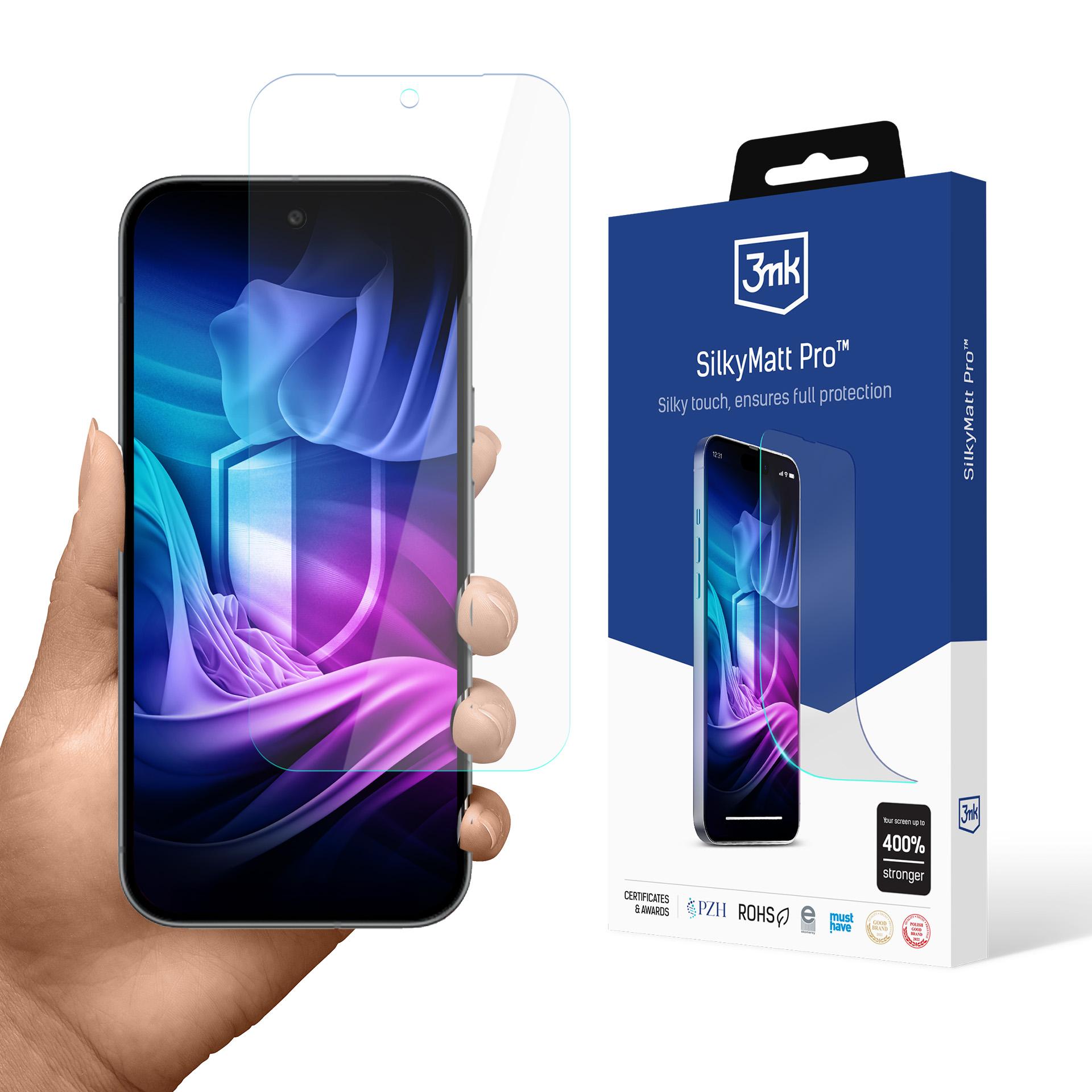 3mk SilkyMatt Pro™ matt skärmskyddsfilm för Google Pixel 11 Pro