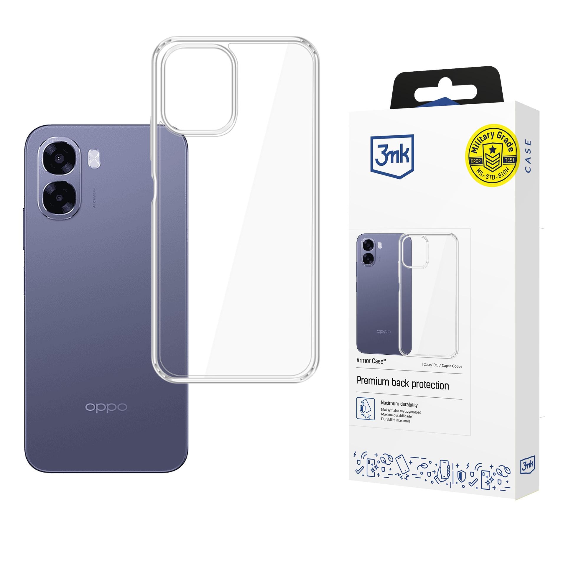 3mk Armor-fodral för Oppo A6 4G / A6K 4G – Transparent