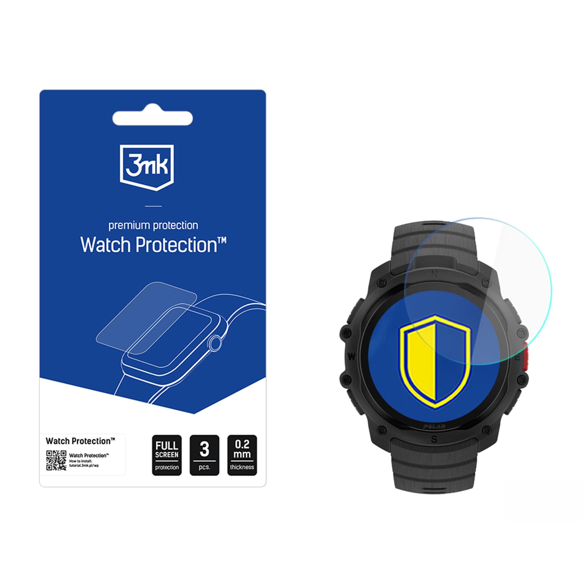 3mk Watch Protection FlexibleGlass Hybrid-skärmskydd till Polar Street X