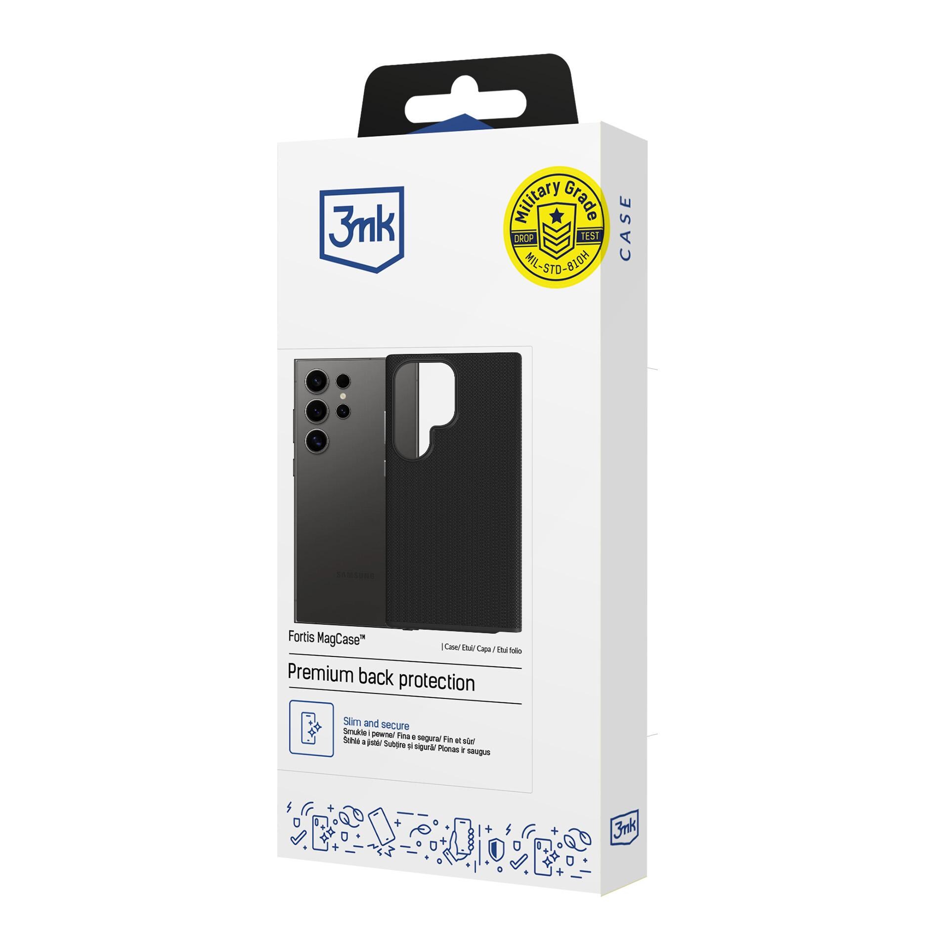3mk Fortis MagCase til Samsung Galaxy S24 Ultra – sort