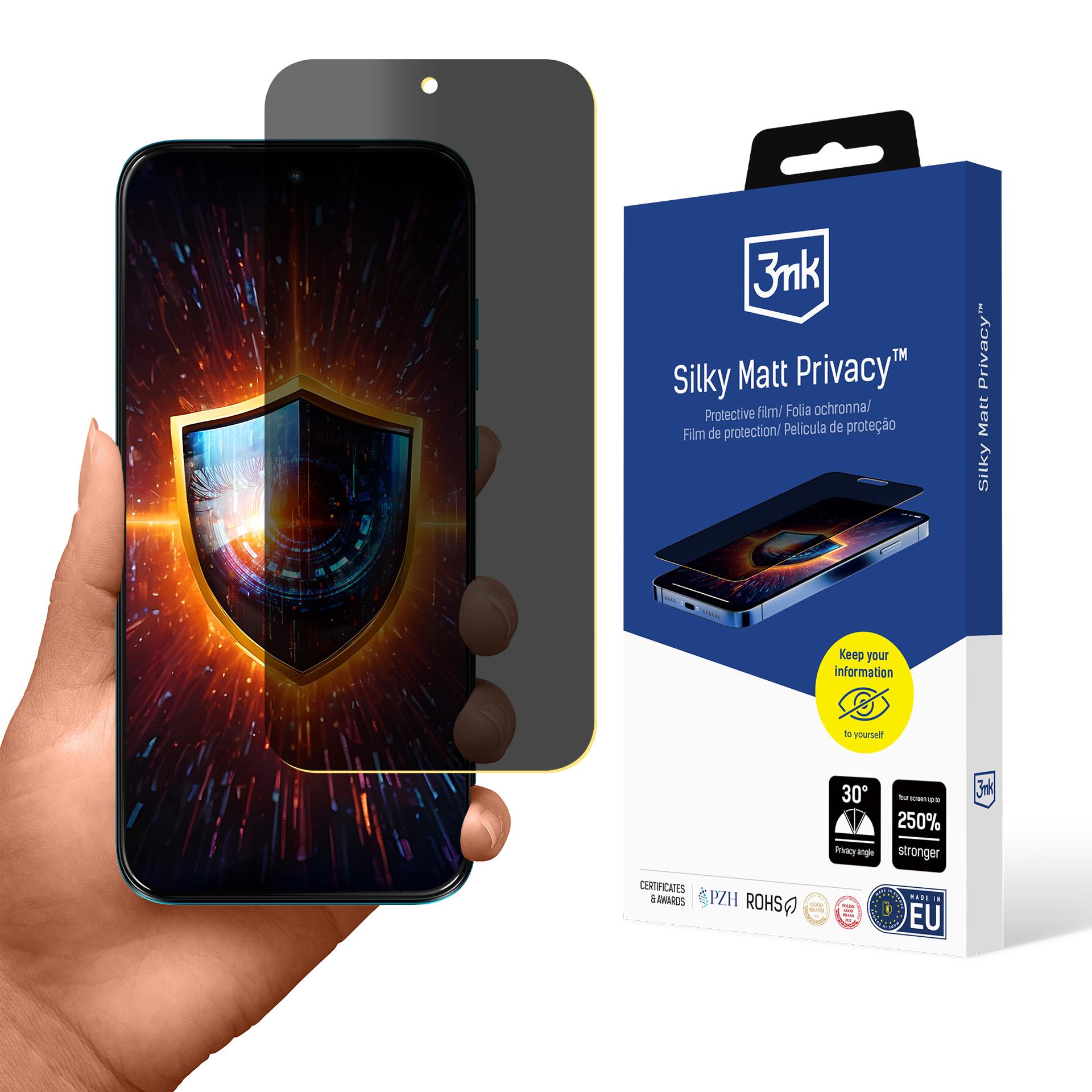 3mk Silky Matt Privacy™ integritetsskydd för Motorola Moto G87