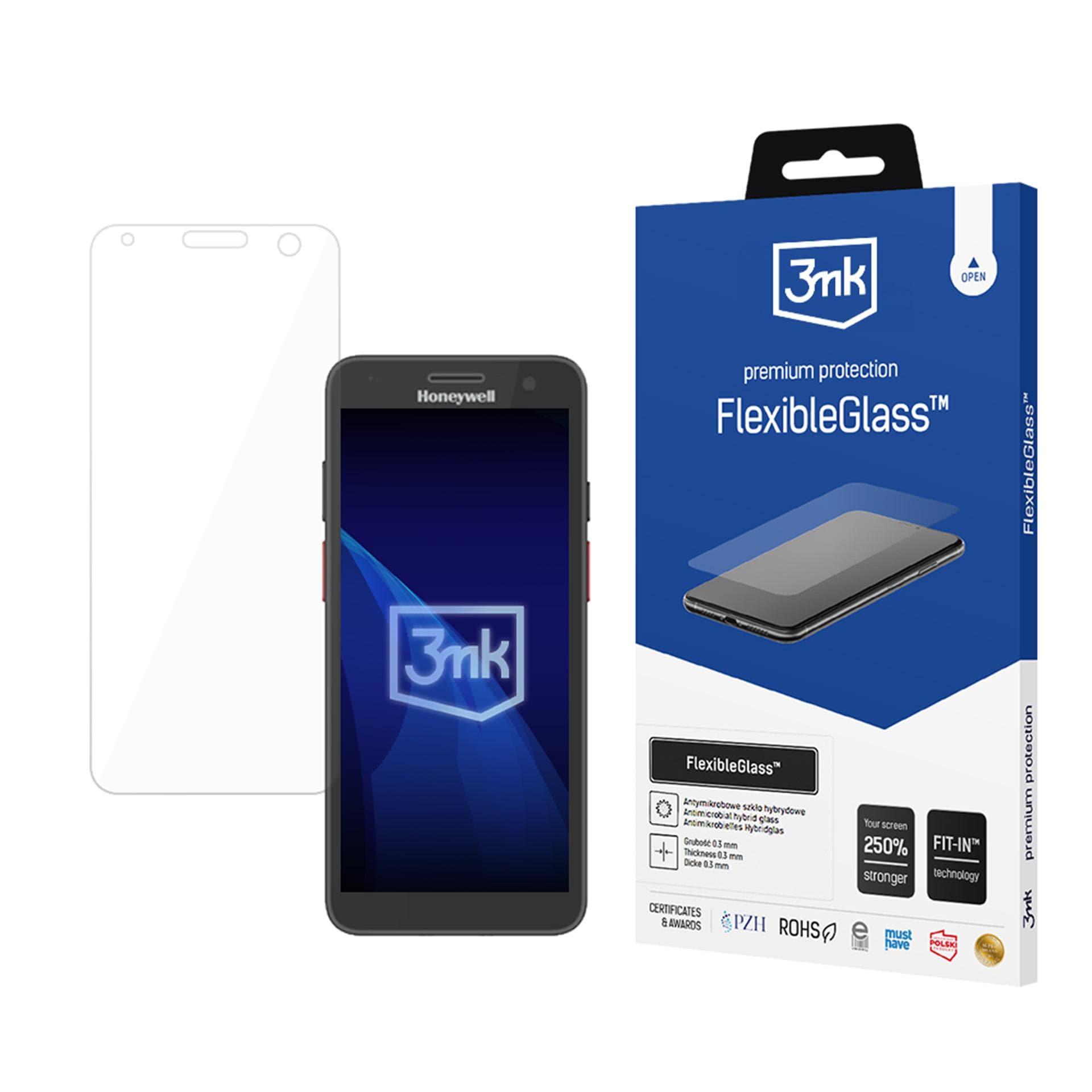 3mk FlexibleGlass™-hybridglas på Honeywell CT37