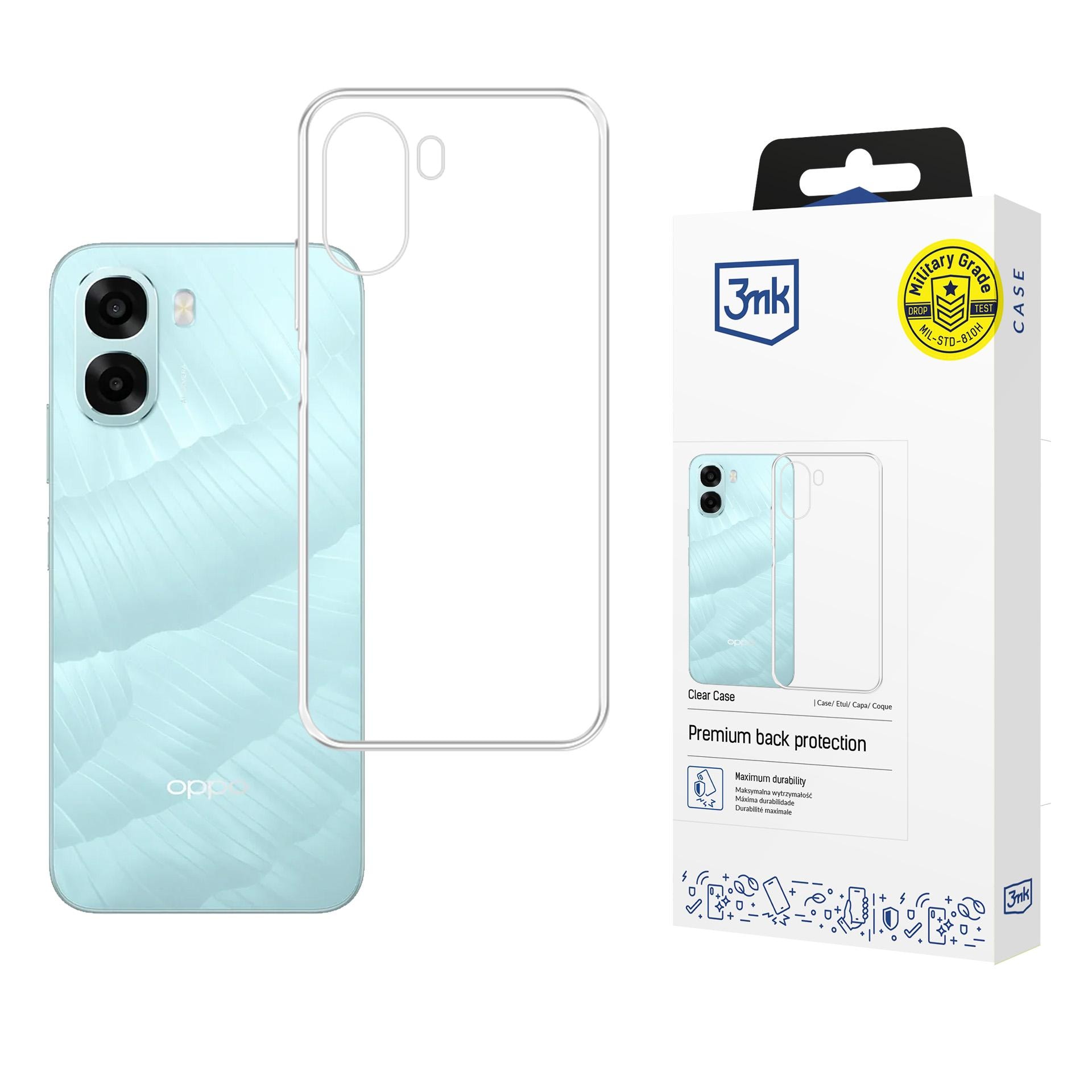3mk genomskinligt skal till Oppo A6X 5G – transparent