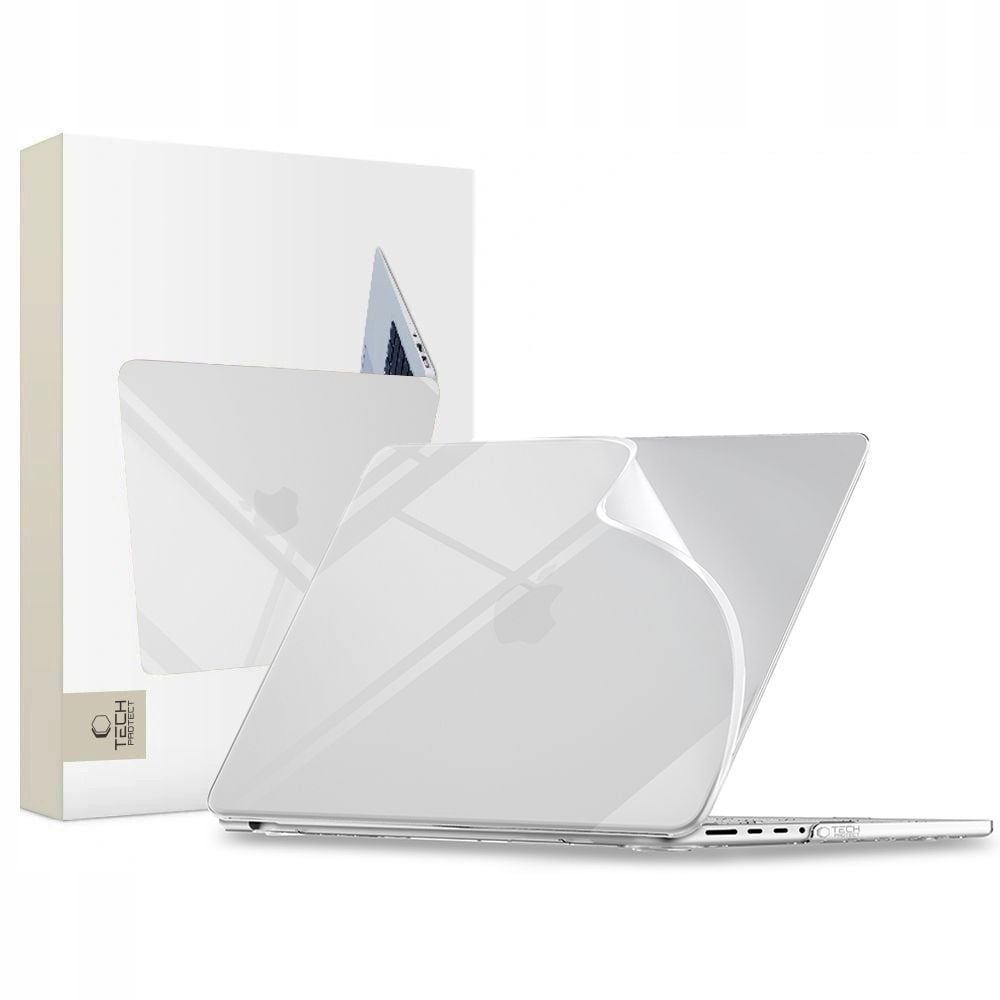 Tech-Protect Softshell-fodral för MacBook Pro 16" 2021-2026 – Transparent