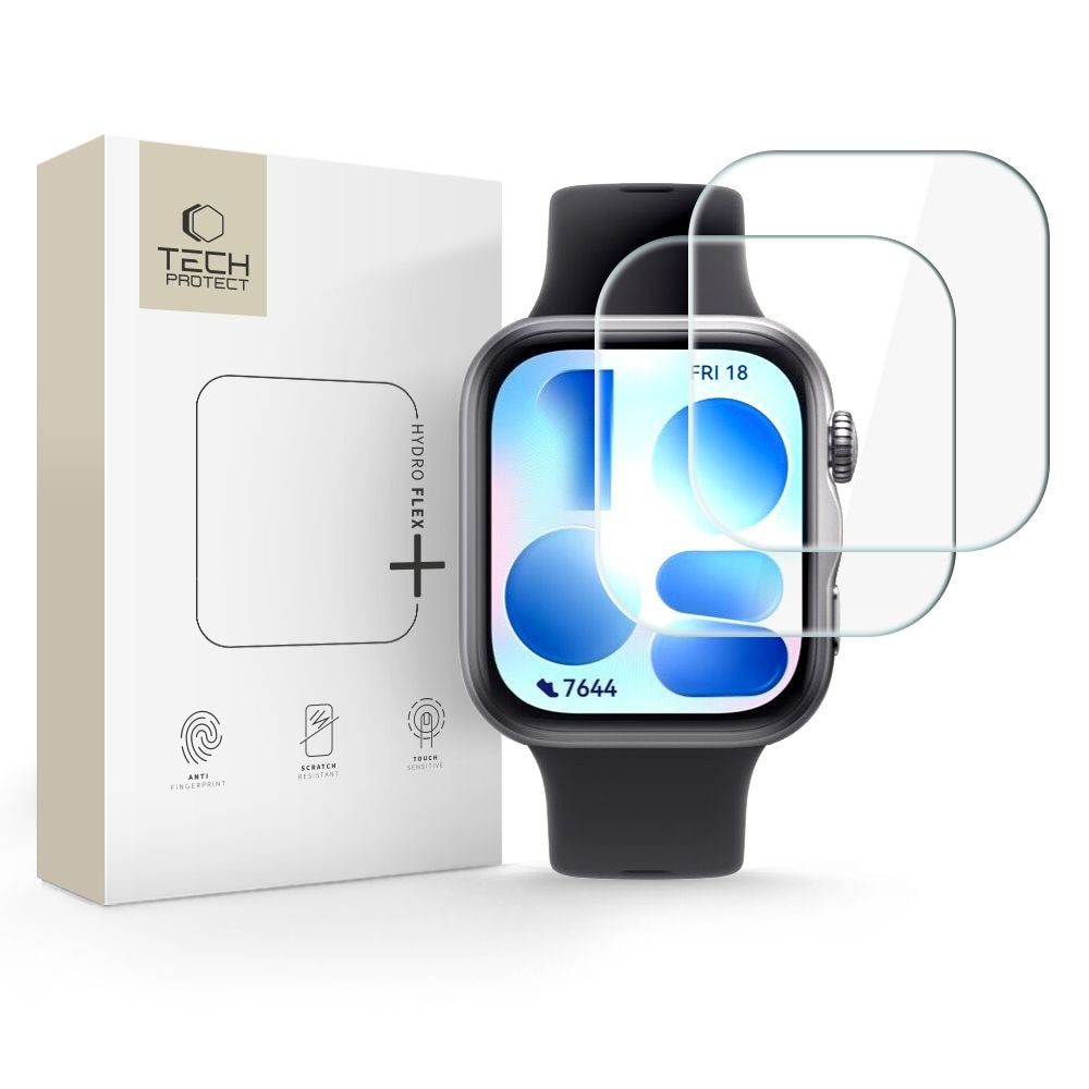 Tech-Protect Hydro flex+ 2-pack hydrogel-skyddsfilm för Huawei Watch Fit 5