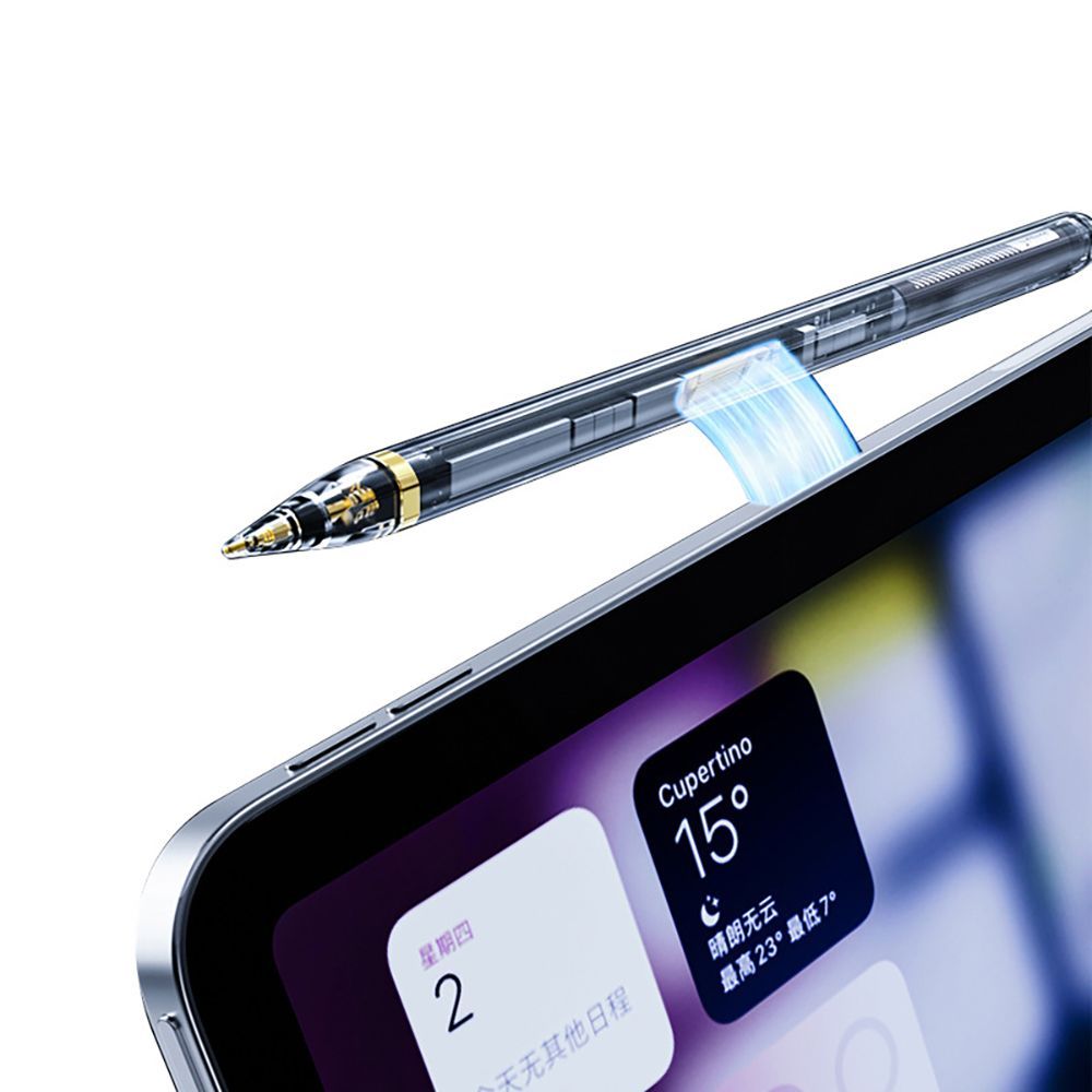 Tech-Protect-pennspetsar, 4-pack med reservspetsar till Apple Pencil – genomskinliga