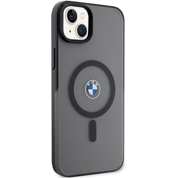 BMW Signature MagSafe-etui til iPhone 14 Plus og 15 Plus – Sort