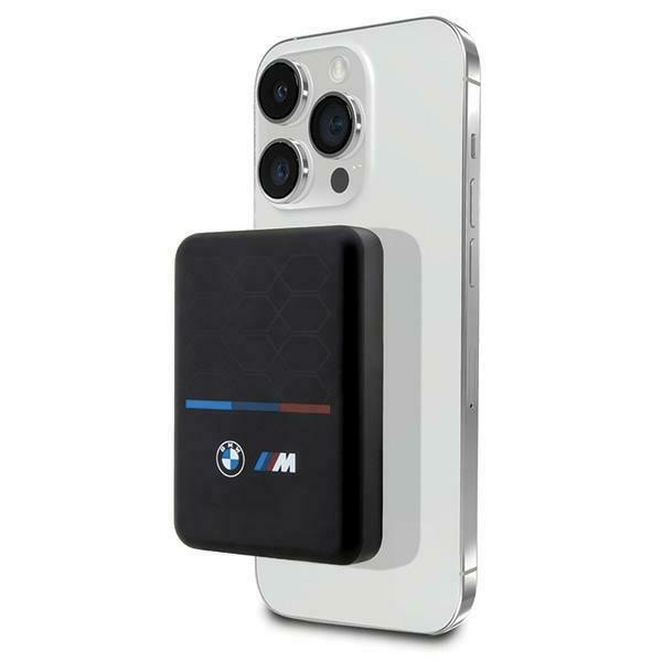 BMW M Collection MagSafe 15 W 3000 mAh induktiv powerbank – svart