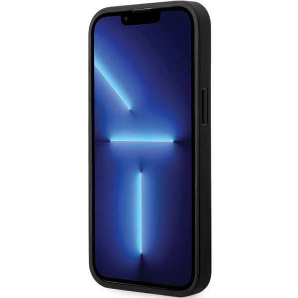 BMW læder- og kulfiberetui til iPhone 13 Pro Max – sort
