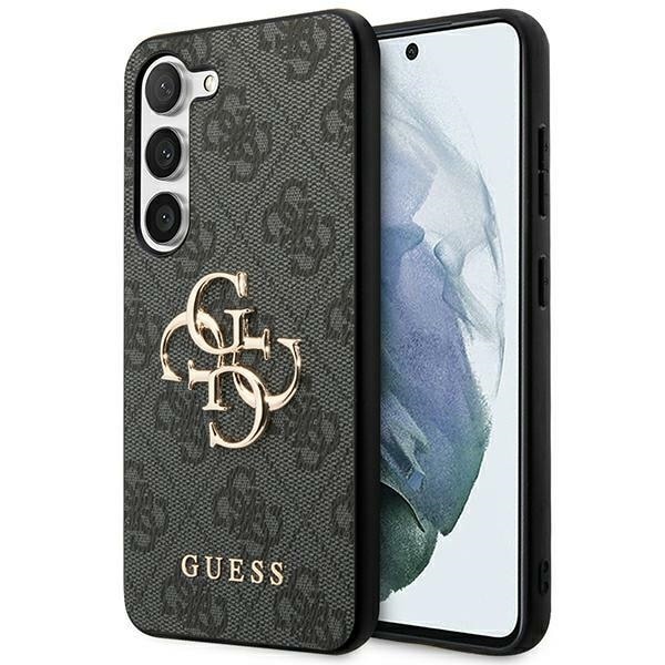 Guess 4G Big Metal Logo-fodral till Samsung Galaxy A55 – svart