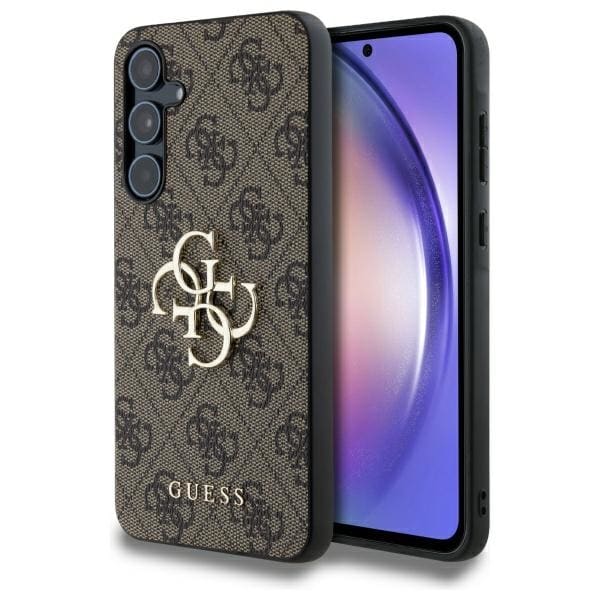 Guess 4G Big Metal Logo-fodral till Samsung Galaxy A55 – brunt
