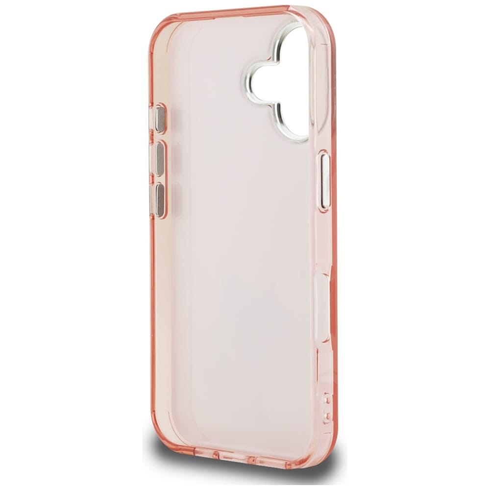 Karl Lagerfeld IML Aquarelle Choupette & Logo iPhone 16-etui – lyserød
