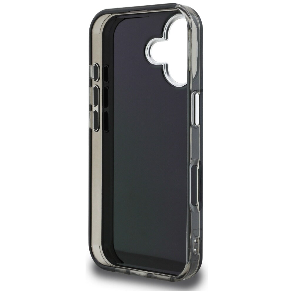Karl Lagerfeld IML Aquarelle Karl & Choupette & Logo iPhone 16-etui – sort