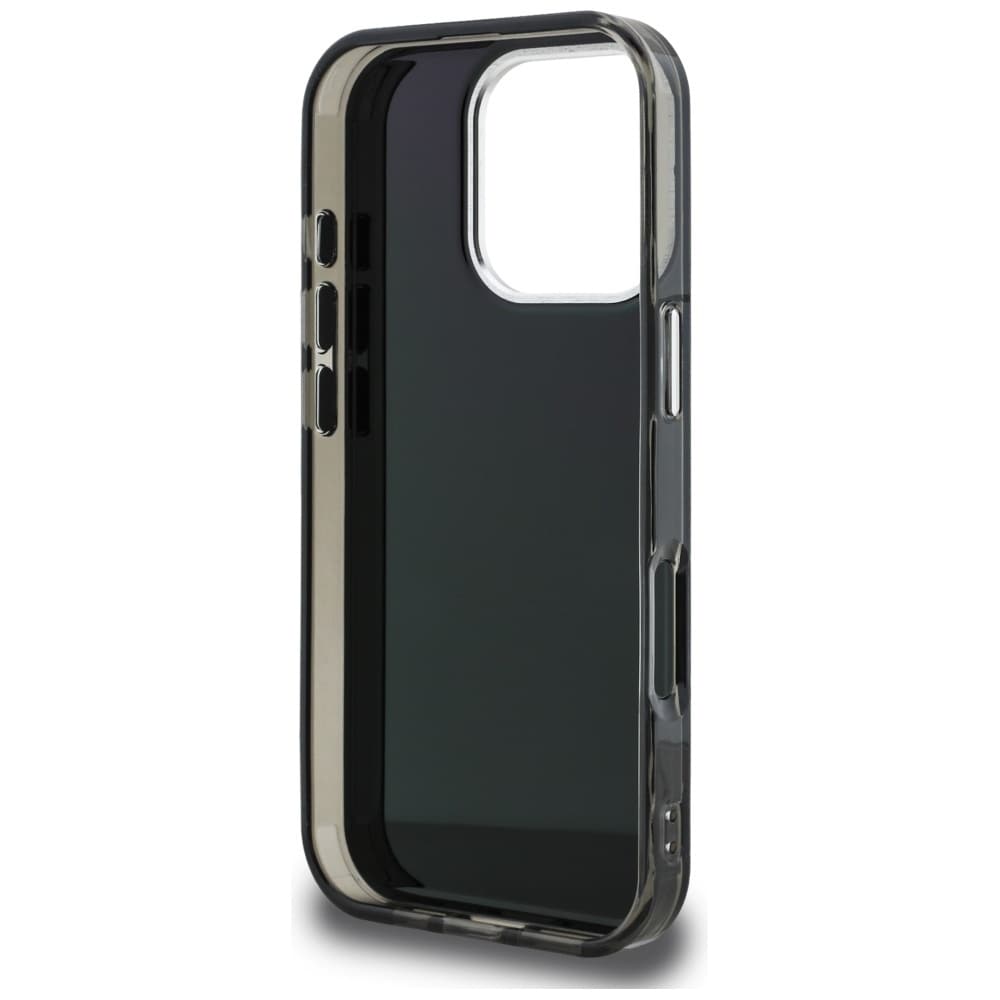 Karl Lagerfeld IML Aquarelle Karl & Choupette & Logo iPhone 16 Pro-etui, sort
