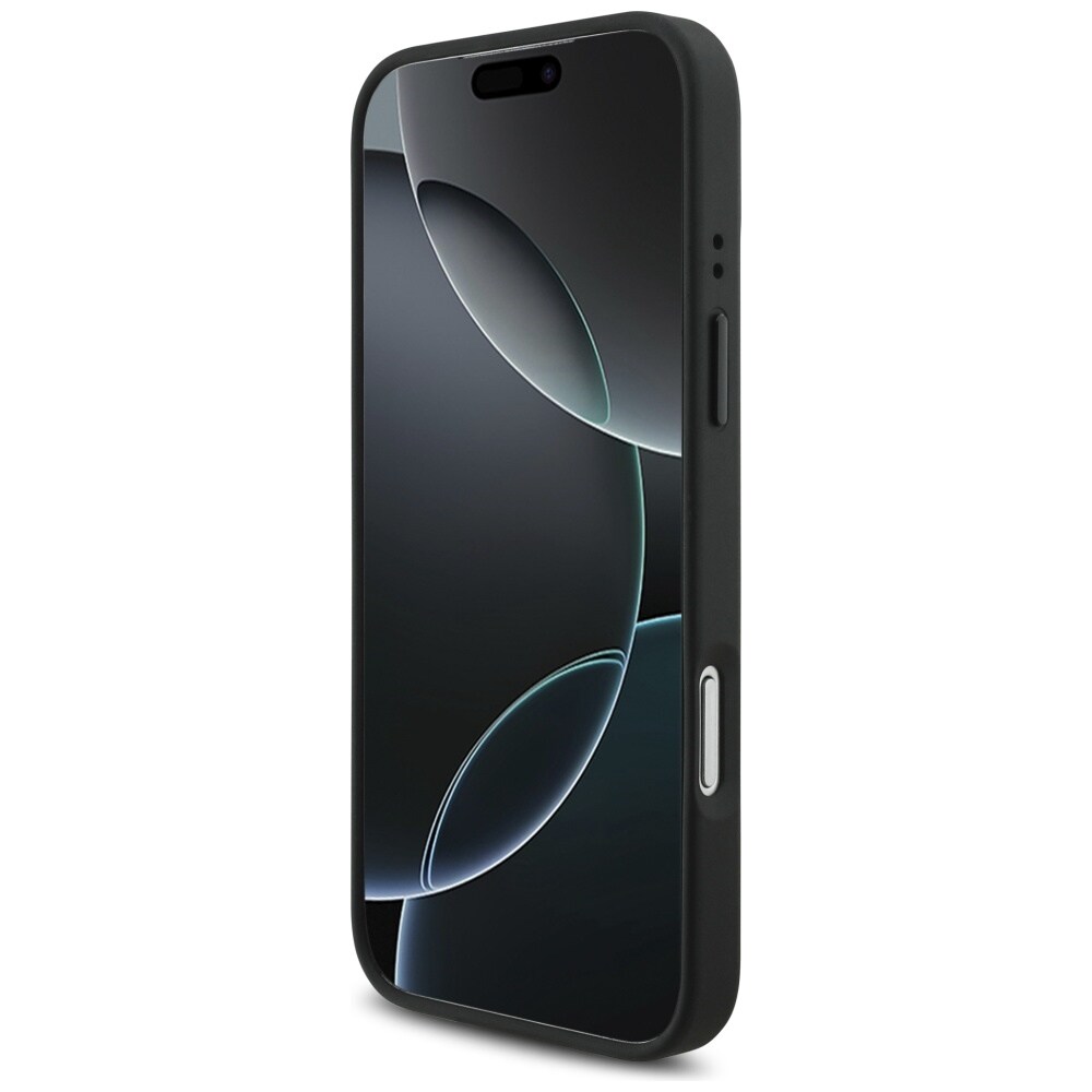 BMW M MagSafe-etui med perforeret stribe-logo til iPhone 17 Pro Max – grå