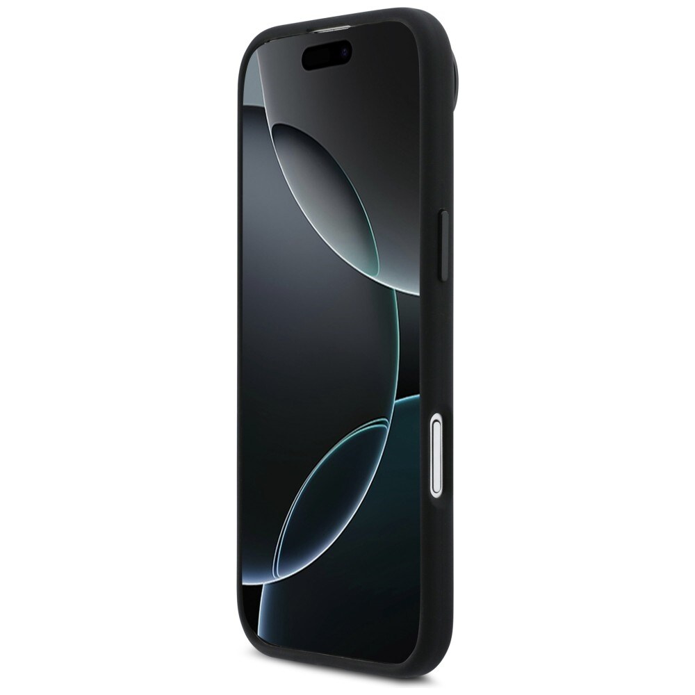 BMW M Silicon MagSafe-etui med vandrette linjer til iPhone Air – Sort