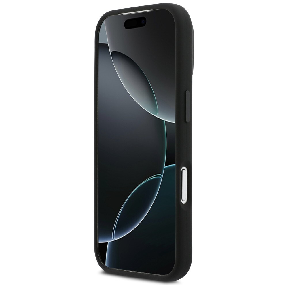 BMW M Silicon Horizontal Line MagSafe-etui til iPhone 17 Pro – Sort