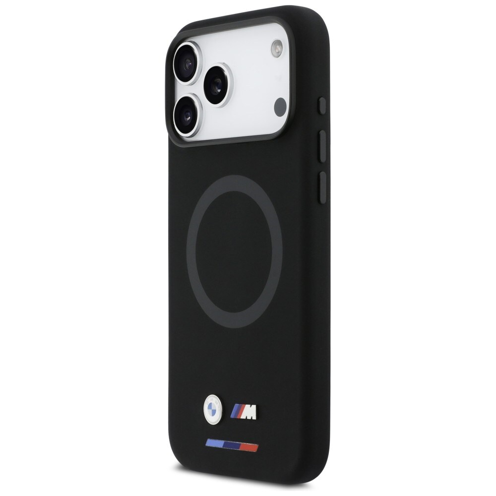 BMW M-logo i silikone med MagSafe-funktion til iPhone 17 Pro Max – sort