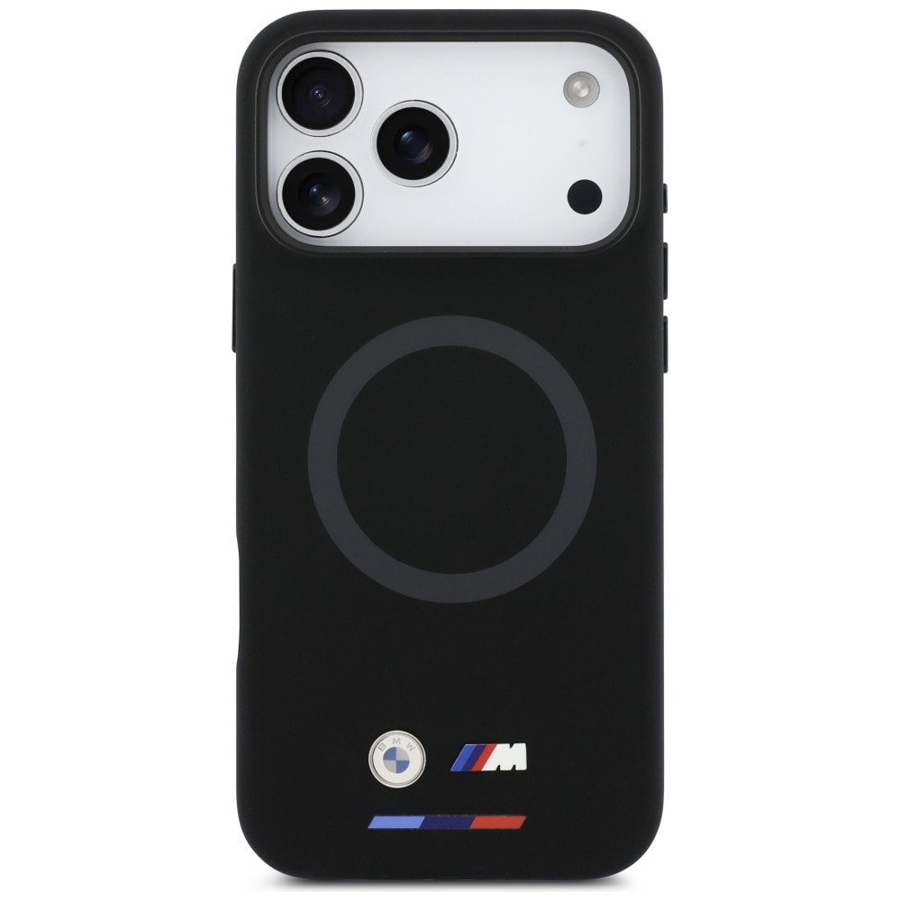 BMW M-logo i silikone med MagSafe-funktion til iPhone 17 Pro Max – sort