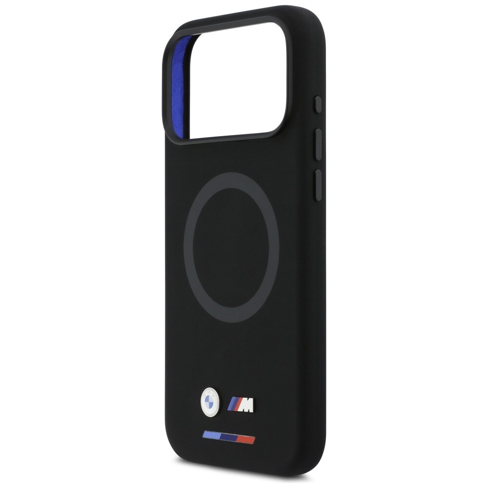 BMW M-logo i silikone med MagSafe-funktion til iPhone 17 Pro Max – sort