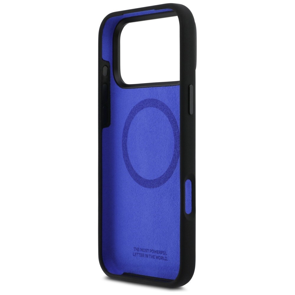 BMW M-logo i silikone med MagSafe-funktion til iPhone 17 Pro Max – sort