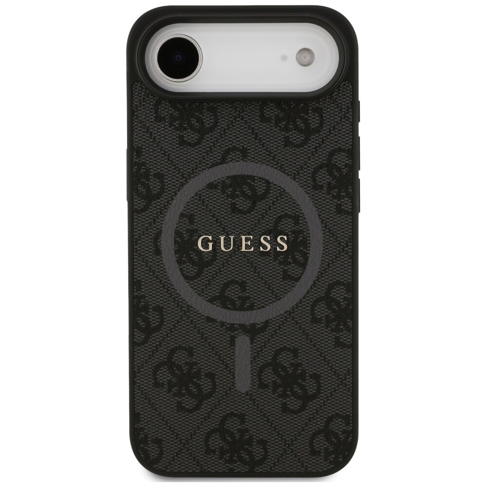Guess 4G Ring Classic Logo MagSafe-etui til iPhone 17 Air – sort