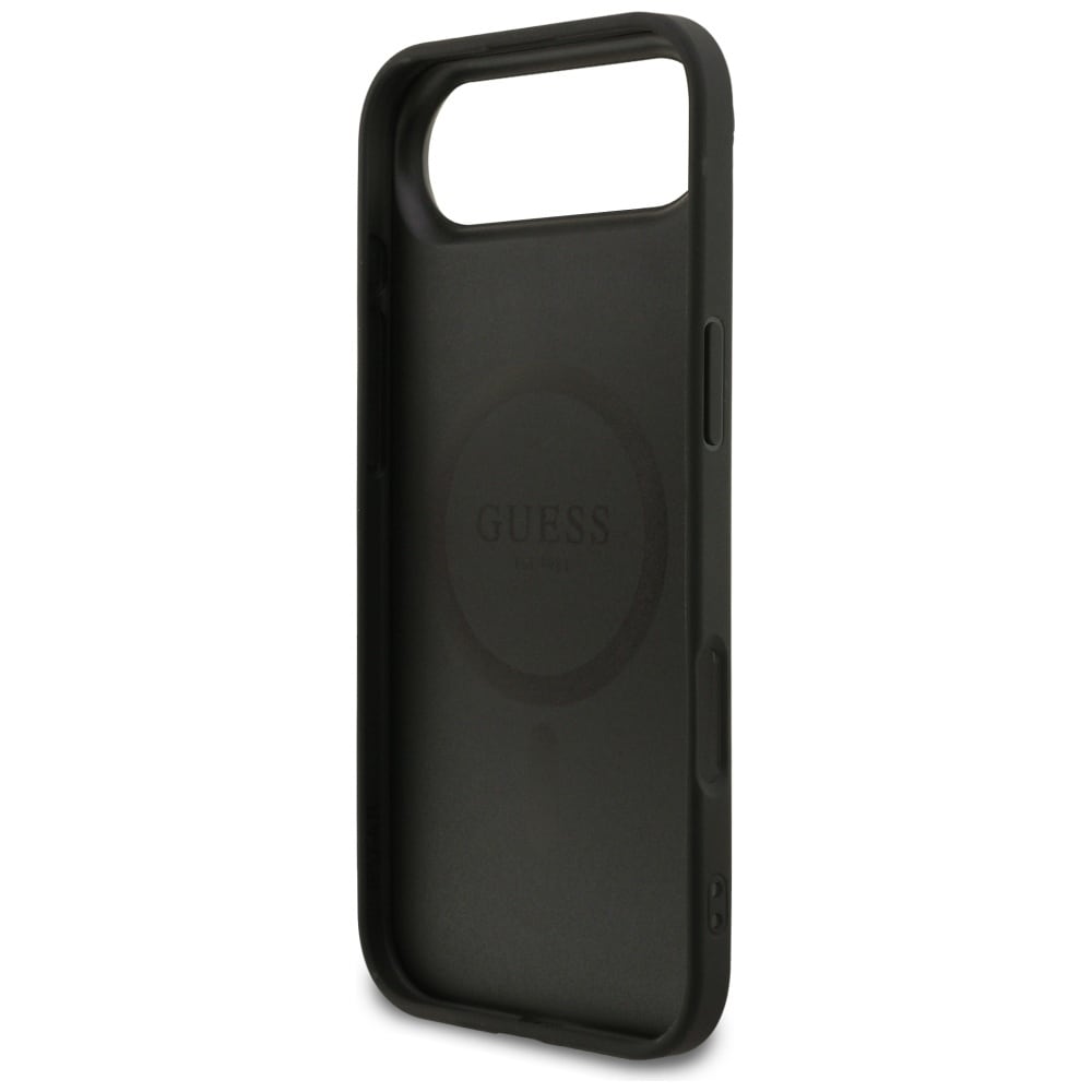 Guess 4G Ring Classic Logo MagSafe-etui til iPhone 17 Air – sort