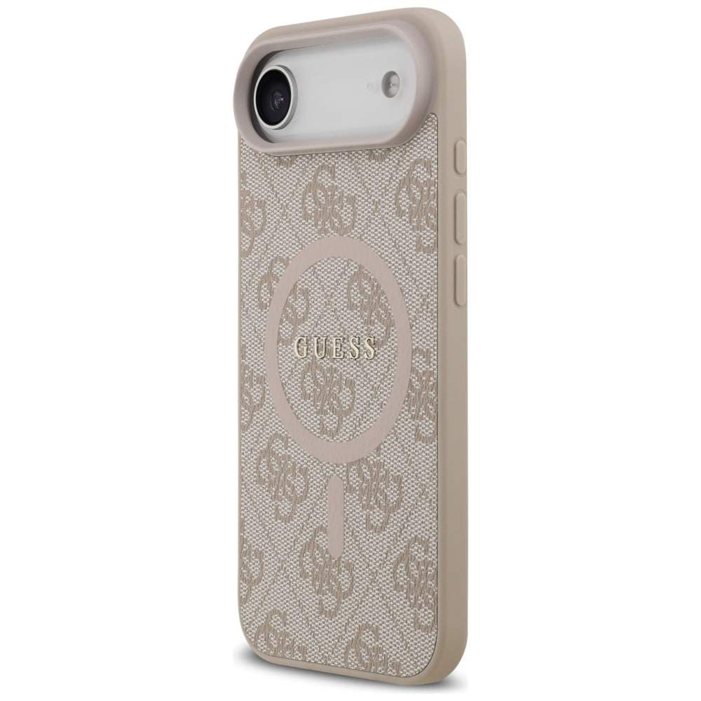 Guess 4G Ring Classic Logo MagSafe-etui til iPhone 17 Air – lyserød