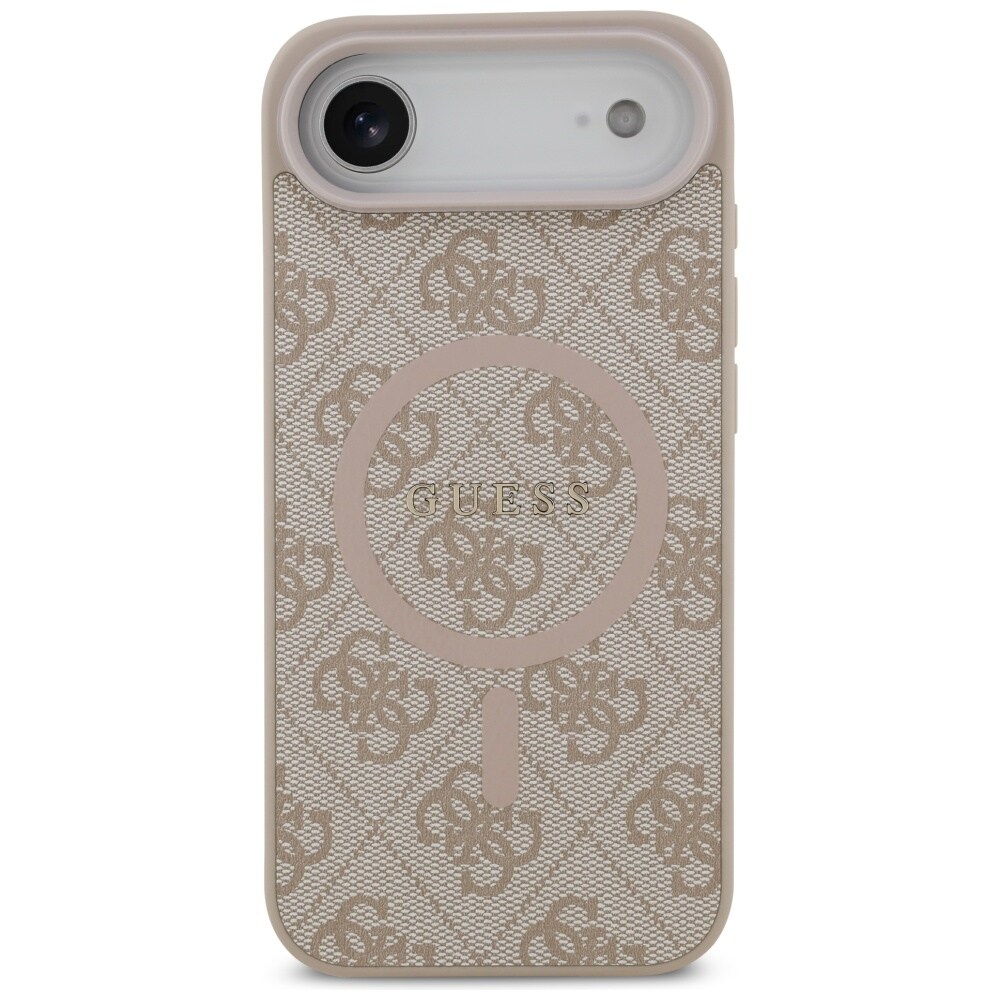 Guess 4G Ring Classic Logo MagSafe-etui til iPhone 17 Air – lyserød