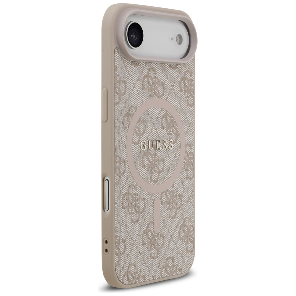 Guess 4G Ring Classic Logo MagSafe-etui til iPhone 17 Air – lyserød