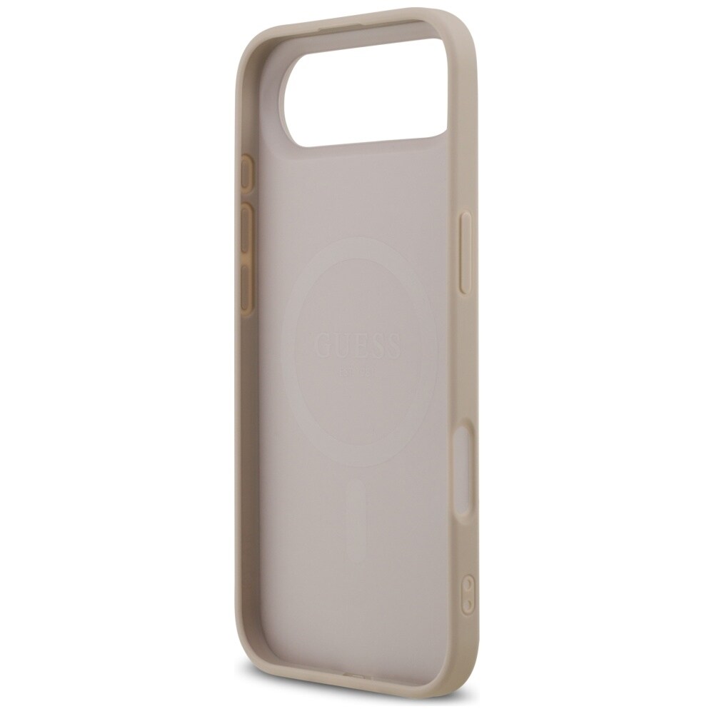 Guess 4G Ring Classic Logo MagSafe-etui til iPhone 17 Air – lyserød