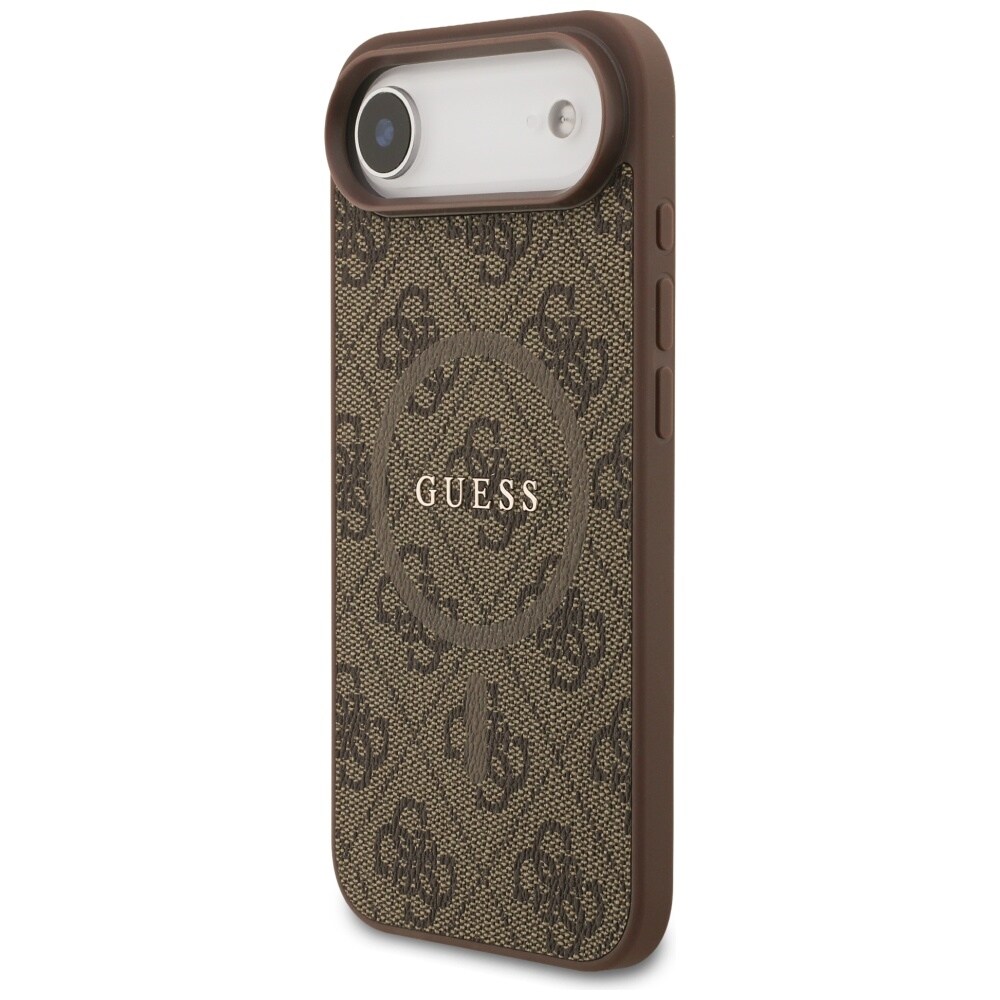 Guess 4G Ring Classic Logo MagSafe-etui til iPhone 17 Air – Brun