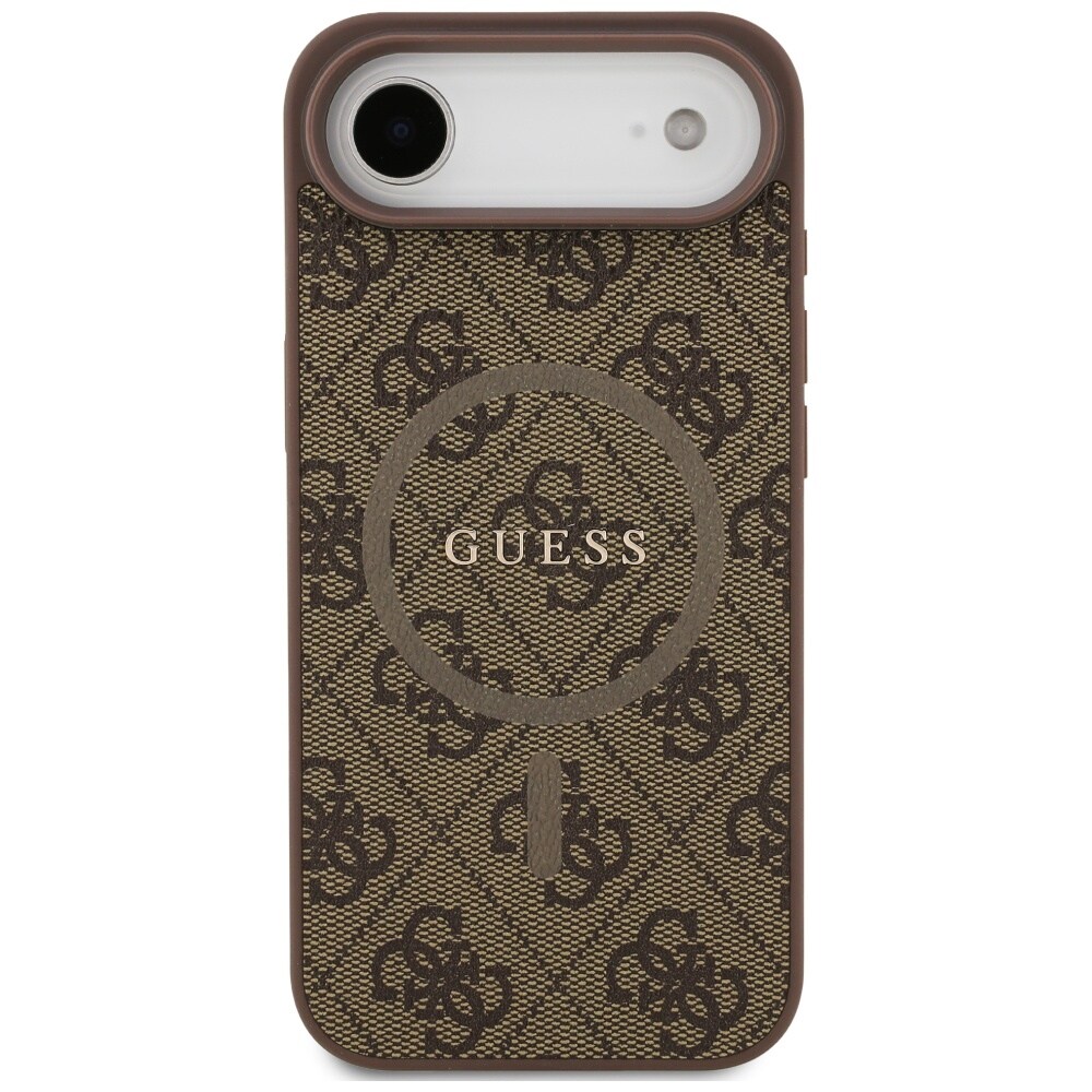 Guess 4G Ring Classic Logo MagSafe-etui til iPhone 17 Air – Brun