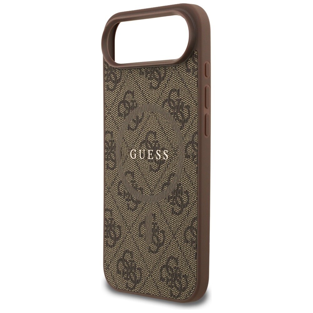 Guess 4G Ring Classic Logo MagSafe-etui til iPhone 17 Air – Brun