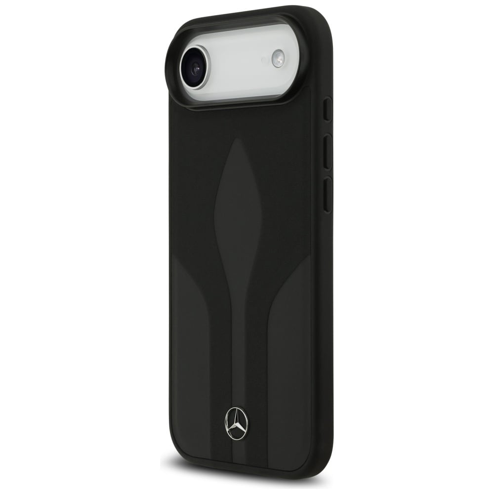 Mercedes Leather The Move MagSafe-etui til iPhone 17 Air – sort