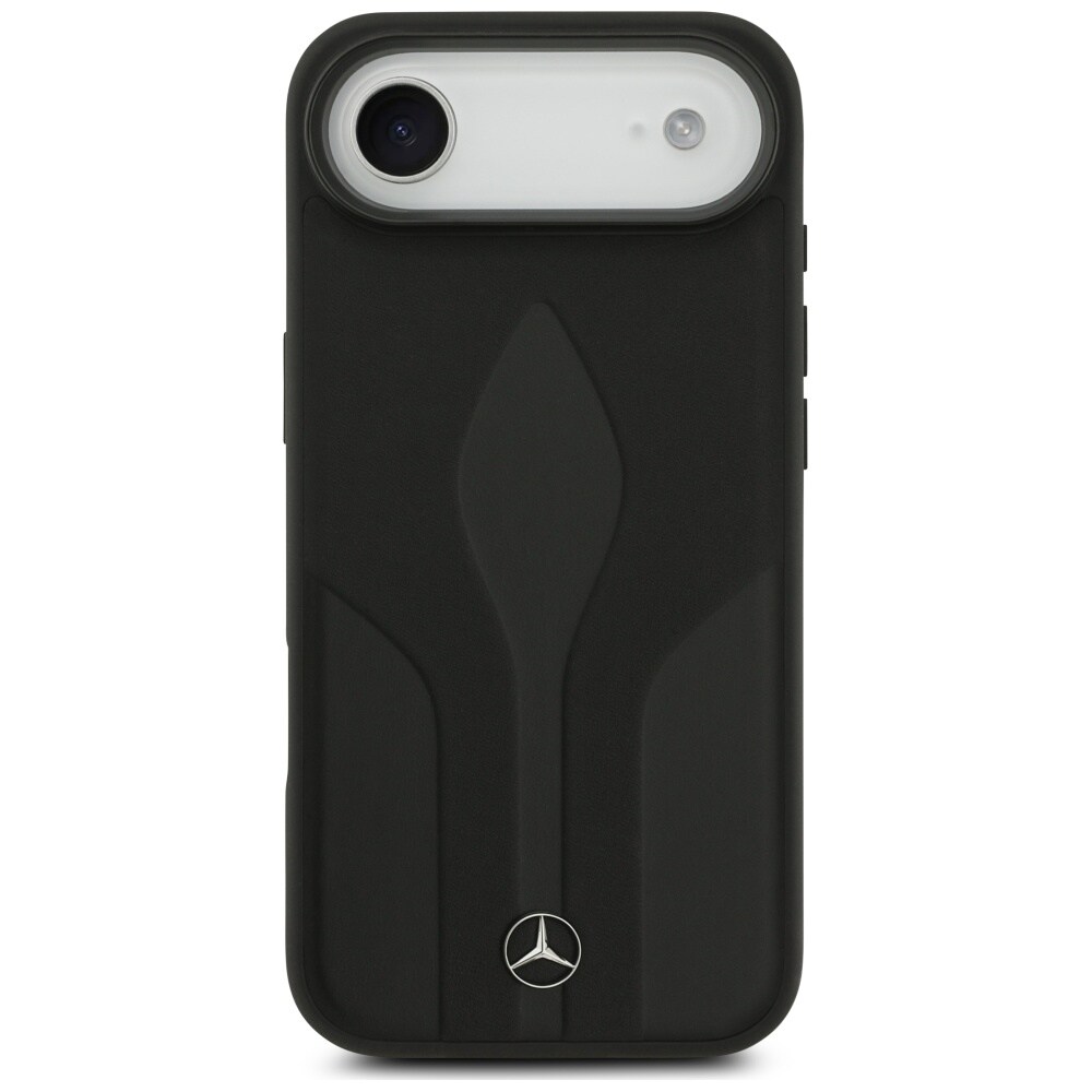 Mercedes Leather The Move MagSafe-etui til iPhone 17 Air – sort