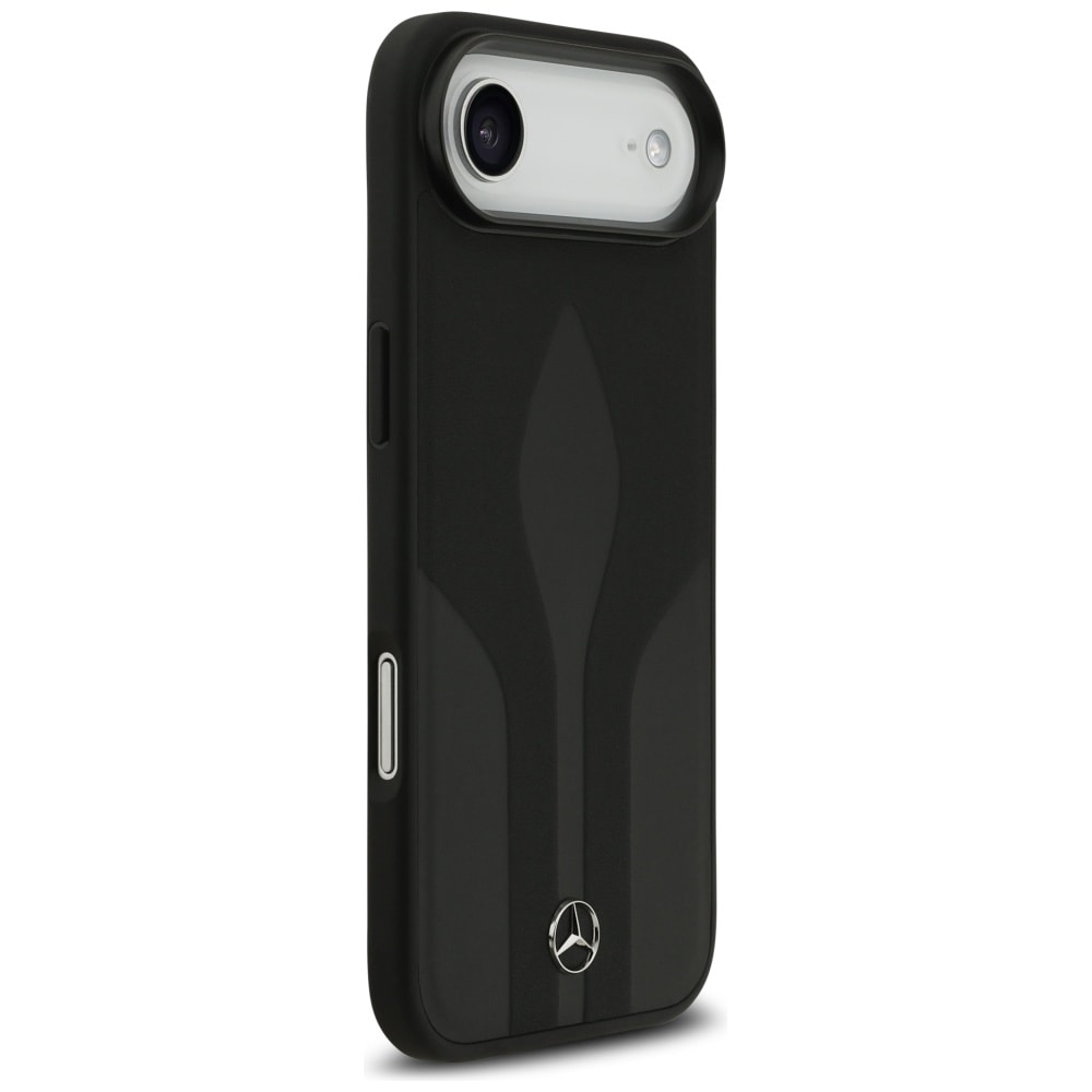 Mercedes Leather The Move MagSafe-etui til iPhone 17 Air – sort