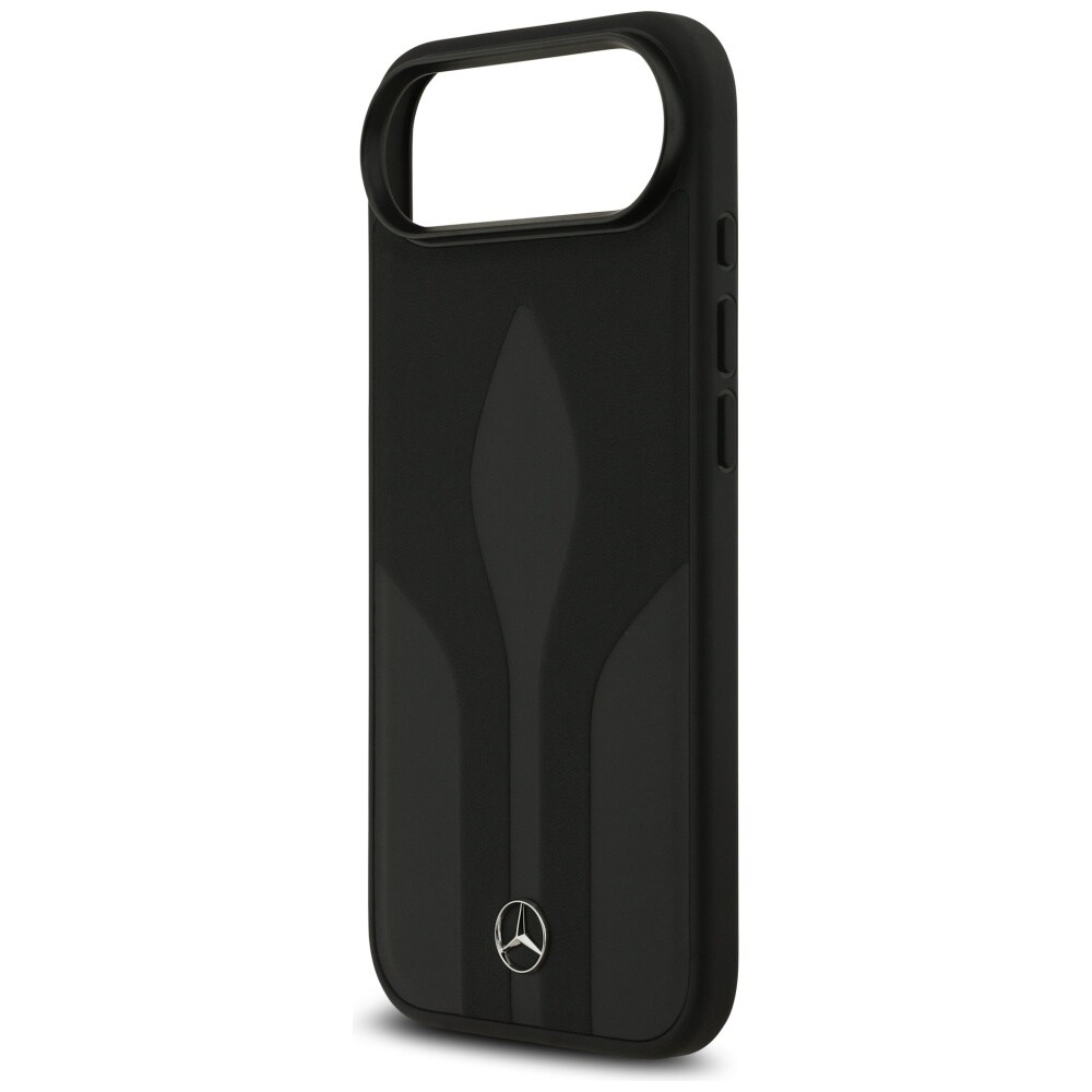Mercedes Leather The Move MagSafe-etui til iPhone 17 Air – sort