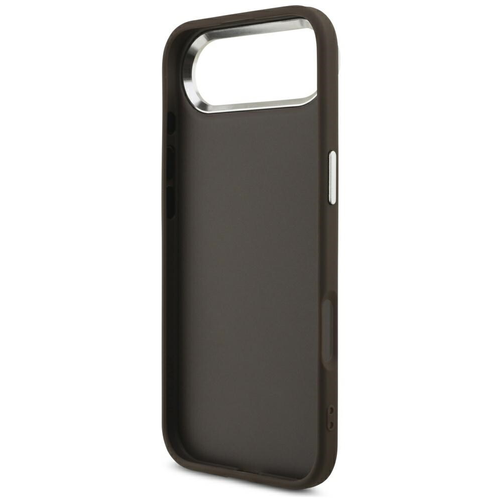 Guess 4G Big 4G Classic Logo-etui til iPhone 17 Air – brun og sølv