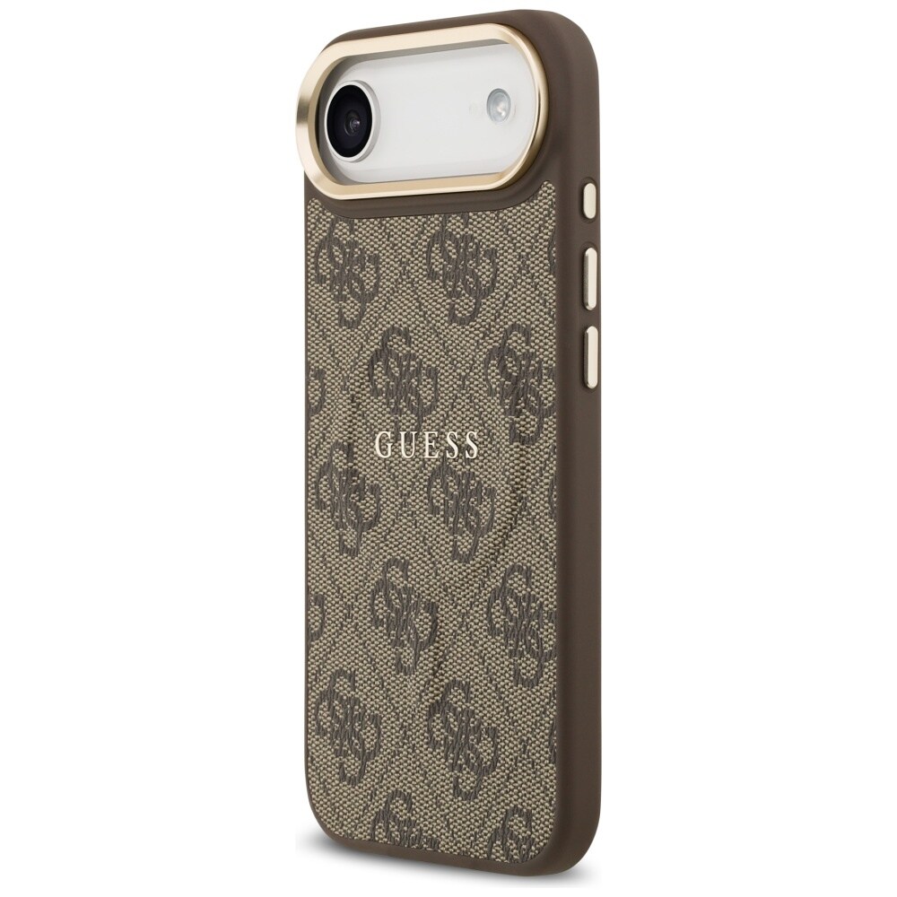 Guess 4G PU Classic Logo MagSafe-etui til iPhone 17 Air – Brun