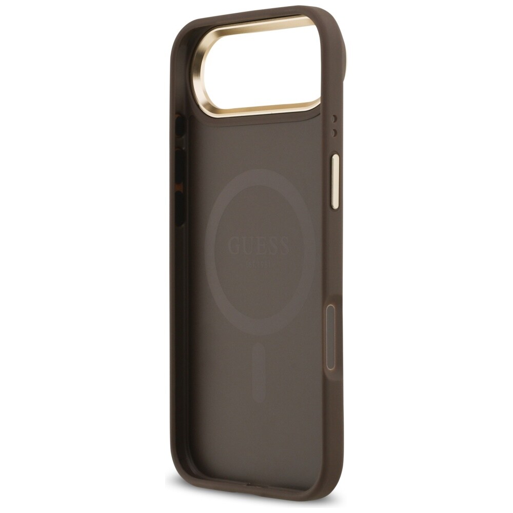 Guess 4G PU Classic Logo MagSafe-etui til iPhone 17 Air – Brun