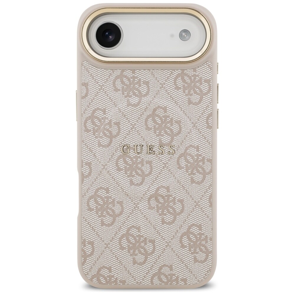 Guess 4G PU Classic Logo MagSafe-etui til iPhone 17 Air – lyserød