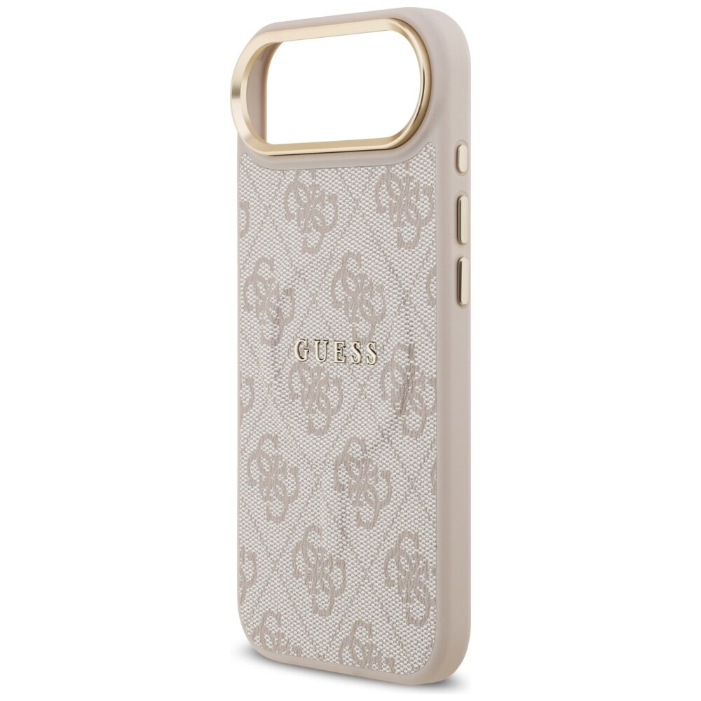 Guess 4G PU Classic Logo MagSafe-etui til iPhone 17 Air – lyserød