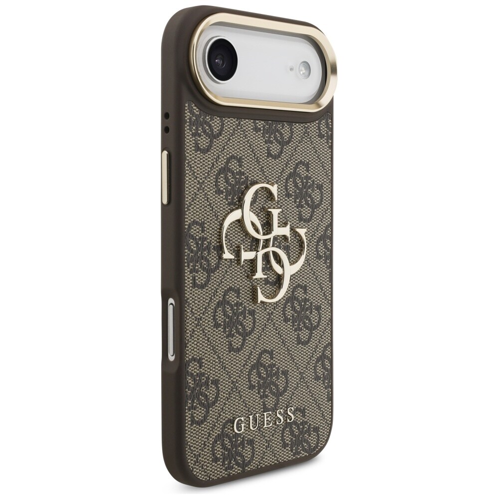 Guess 4G Big 4G Classic Logo-etui til iPhone Air – brun og guld